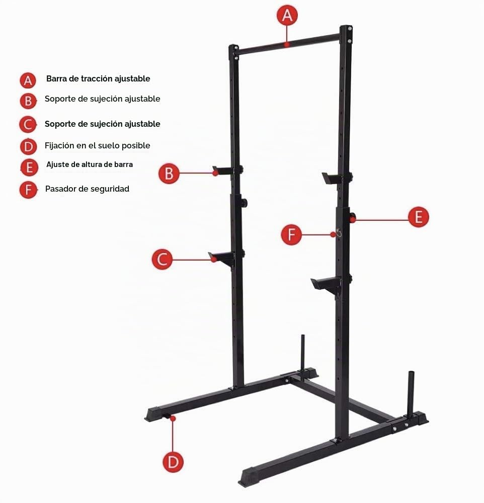 Pull Up Fitness - Multiestación, Negra