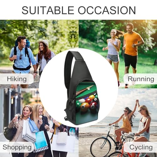 Bolso cruzado casual deportivo para senderismo y viaje miniatura 6