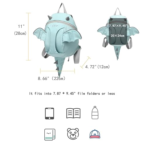 Cfx Toddler Backpack With Safety Handle And Leash,Outing Preschool,Dinosaur #TOP3