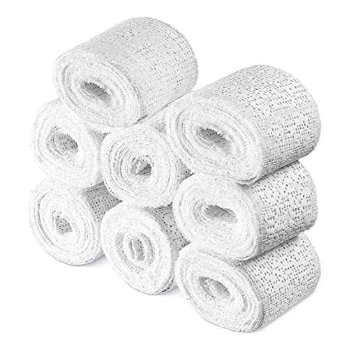 Navaris Vendas de yeso - 8x Venda de escayola para modelado - Vendaje para hacer moldes del cuerpo...