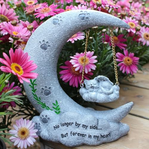 Décorations du cimetière pour chats et pierre tombale en résine extérieure