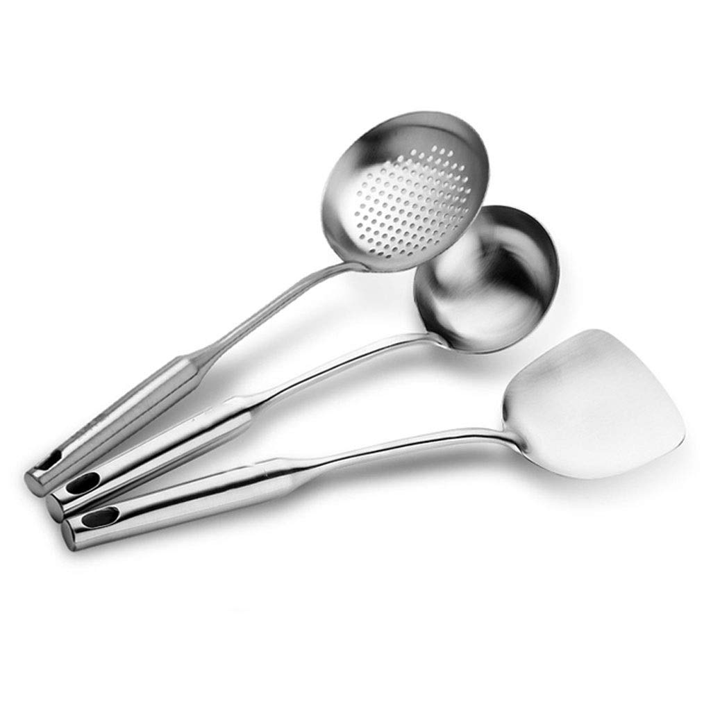 MYUYEE Kitchen Utensils Set,Stainless Steel Cookware Set Shovel Turner Soup Spoon Spatula Cooking Tools Gift Utensils Kitchen Gadgets Accessories