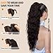 ZQIAN BEAUTY 30 Inch Brown Ponytail Extension, Layered Ponytail Extensions for Women, Soft Wavy Claw Clip in Ponytail Extension, Natural Synthetic Hair Pieces for Women (Color: Brown)