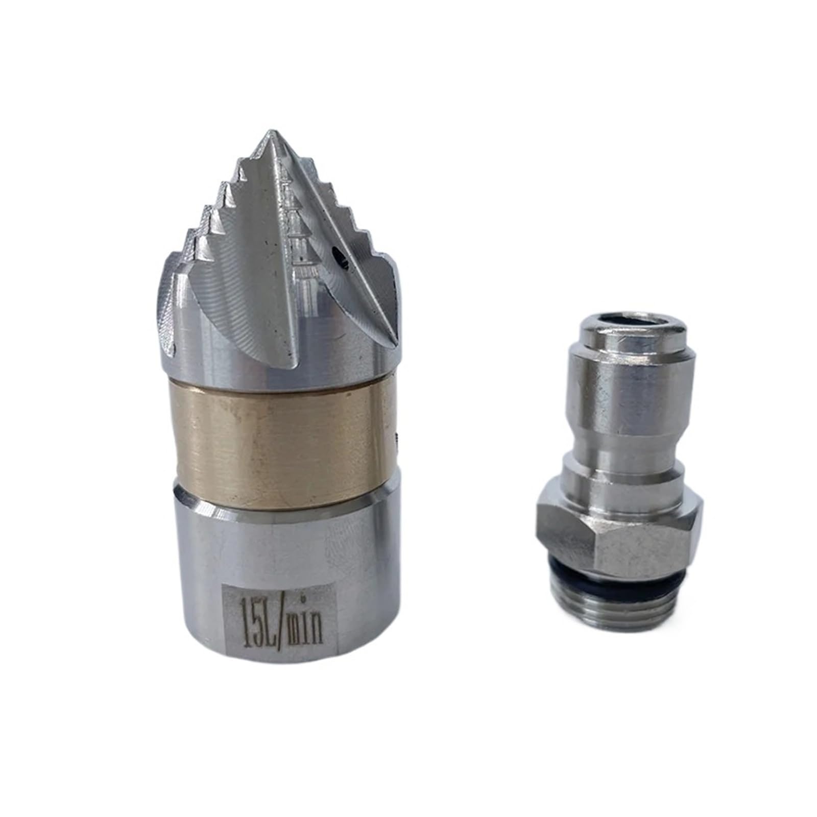Ugello rotante ad alta pressione con filettatura interna da 3/8" 30 l/min for la pulizia di macchie di olio dalle acque reflue Water Mouse(M22 Female 30LPM)