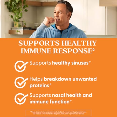 Image of Doctor's Best Serrapeptase Supplement for Men & Women - Proteolytic Enzyme for Sinus & Immune Health Support, 120,000 SPU per Veggie Capsule, High Potency Formula, Non-GMO, Vegan - 270 Veg Caps