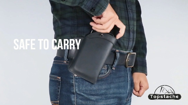 Amazon.com: Topstache Leather Phone Holster for Belt, Flip