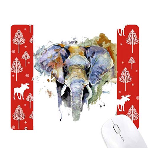 Éléphant peint cadeau idéal de Noël animaux miniatures collection woods
