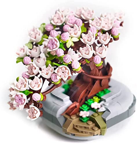 DATANEW Bloques de Construcción de Bonsái Árbol Cerezo Cover