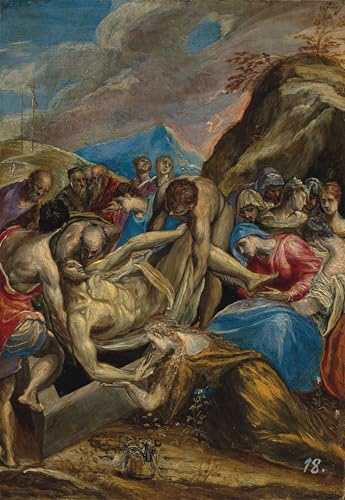 Tableaux Graffiti Art Mural pour murs vides : El Greco Moderne 60x90cm