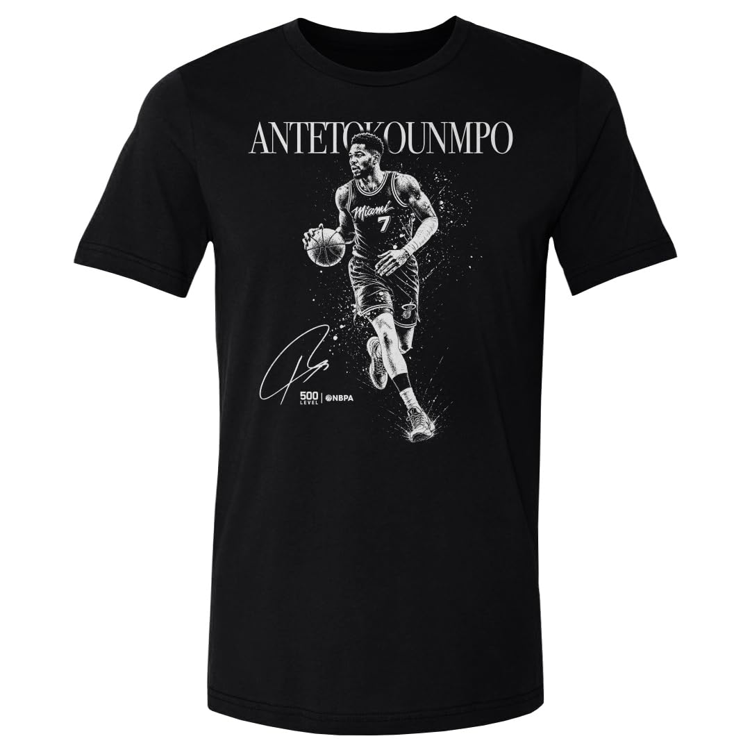 500 LEVEL Giannis Antetokounmpo Miami Heat Mono Shirt
