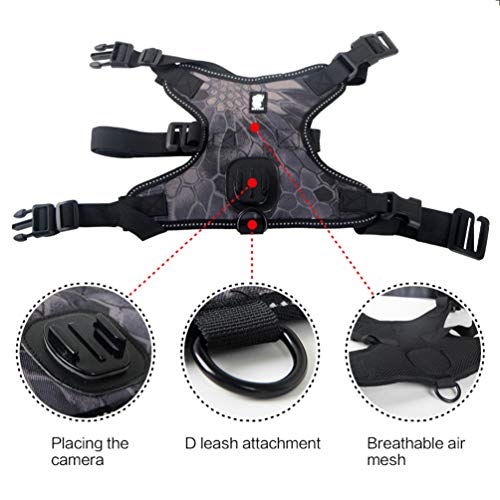 Balacoo Fetch Harness Cremalheira Câmera- Câmera Arnês Do Cão Prático Stylish Dog Fetch Harness Band