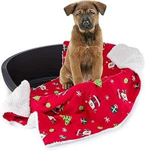 Celebright JAY-0060 Weihnachts-Hundedecke 72x110 cm