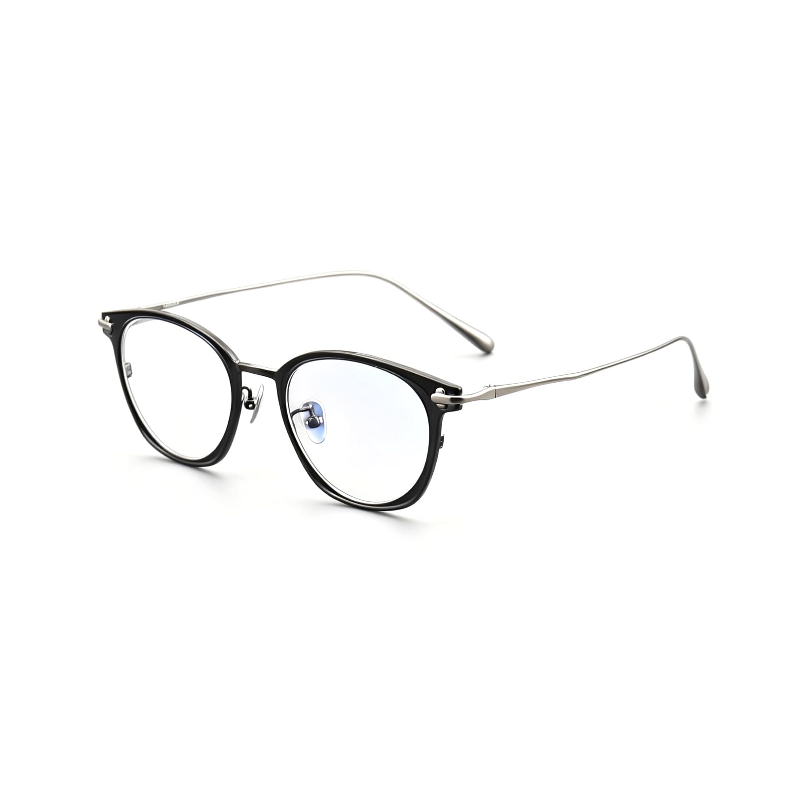 UYHBCNQD Eyewear Frames 43MM Blue Light Eyeglasses Spectacles