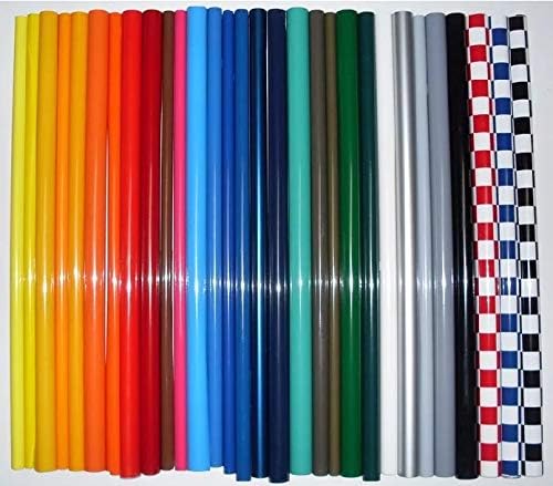 Multi-Color RC Airplane Covering Film, High Strength Heat Shrinkable Covering Material Special for Fix Wing RC Balsa Wood Airplane DIY Model (Orange red, 2 Meters)