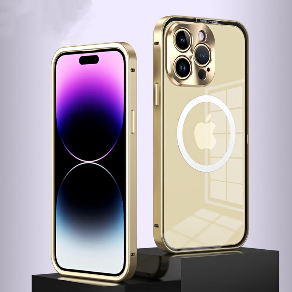 Étui en acrylique transparent pour iPhone 13 de protection en verre d'objectif - 8