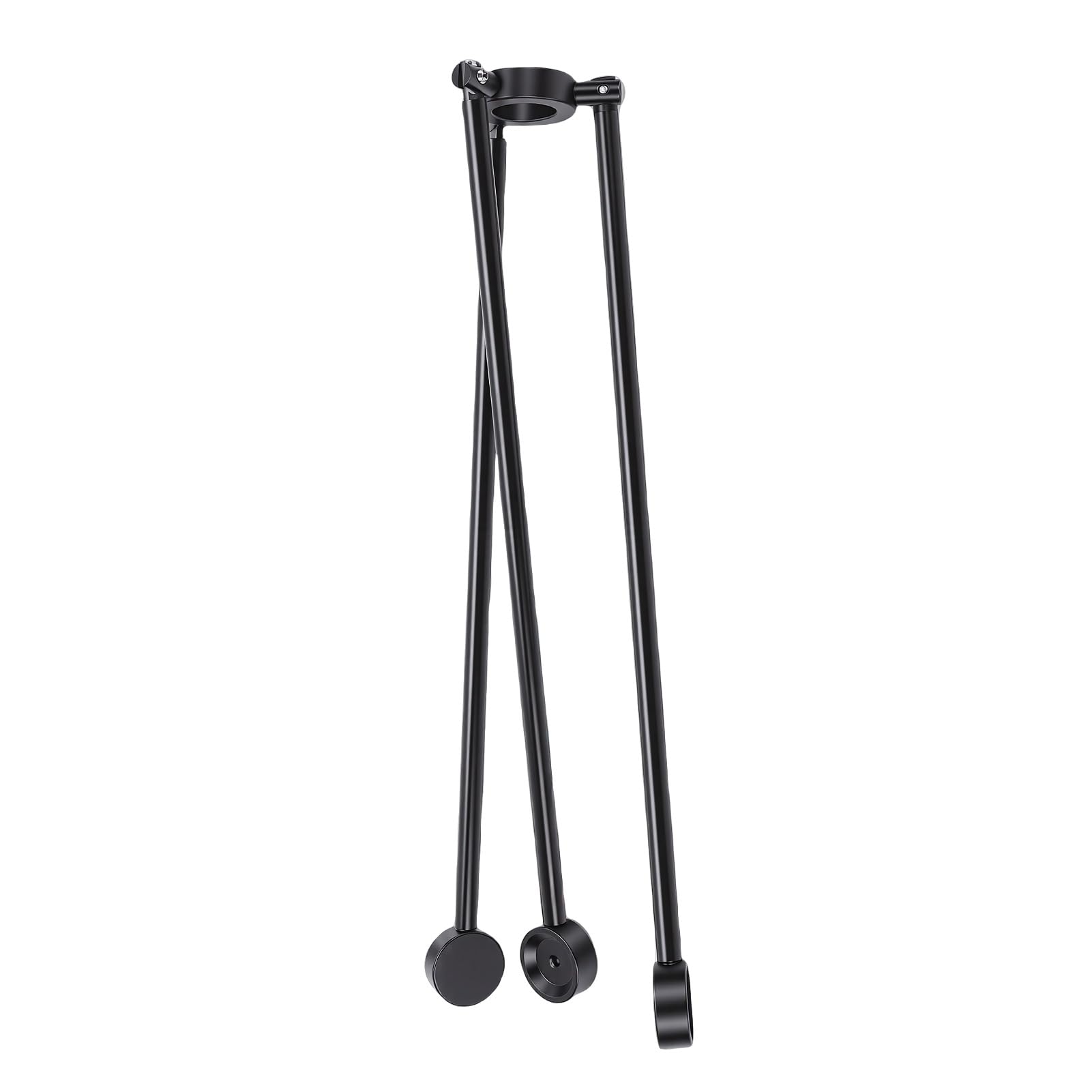 Fafeicy Prowadnica Podłogowa Statywu Stabilizator Statywu Prowadnica Uziemiająca Składany Aluminiowy Stabilizator Geodezyjny o Długości 40 Cm z antypoślizgową podstawą do