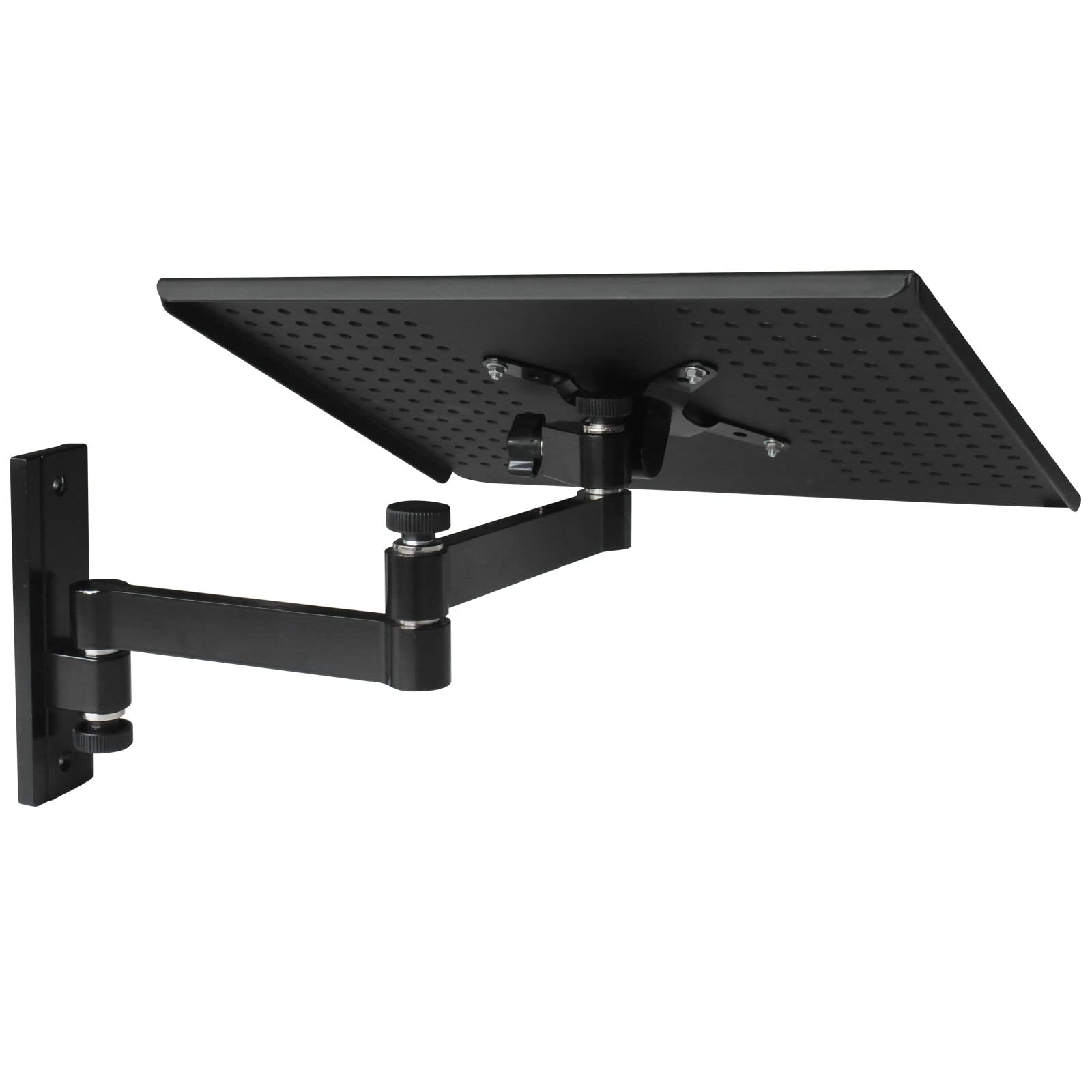 Drall Staffa Universale per Il Montaggio a Parete - per Notebook Netbook Tablet PC - Nero - con Vassoio Adattatore per Notebook - Nero Modello: L52B-APBA