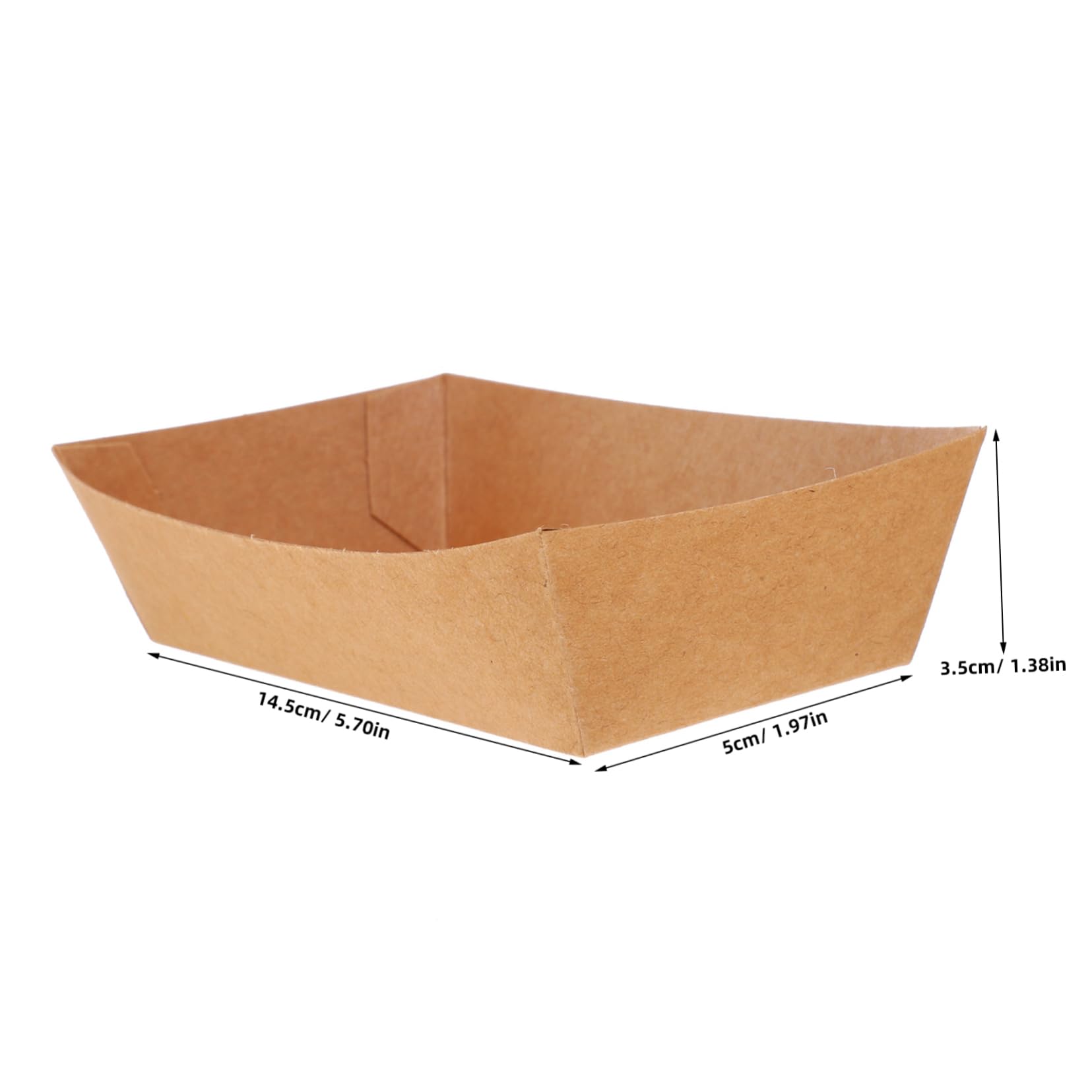 Healifty 100Pcs Disposable Food Serving Boats Sushi Serving Plates for Picnics Parties Snacks Convenient Appetizer Trays for Takeout Catering