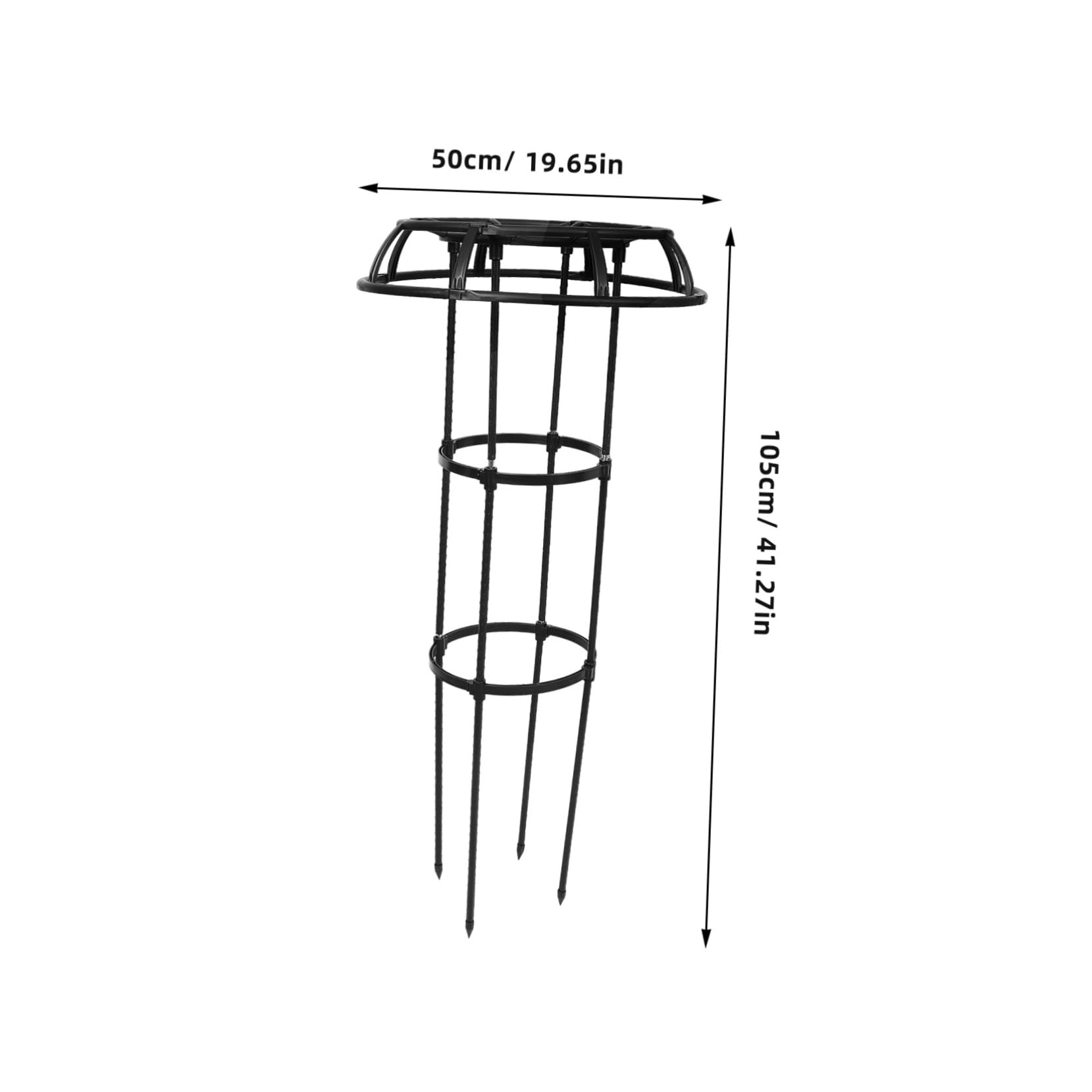YARNOW Support Métallique Robuste pour Plantes Grimpantes Dintérieur Treillis pour Plantes Grimpantes Dextérieur Fournitures De Jardin