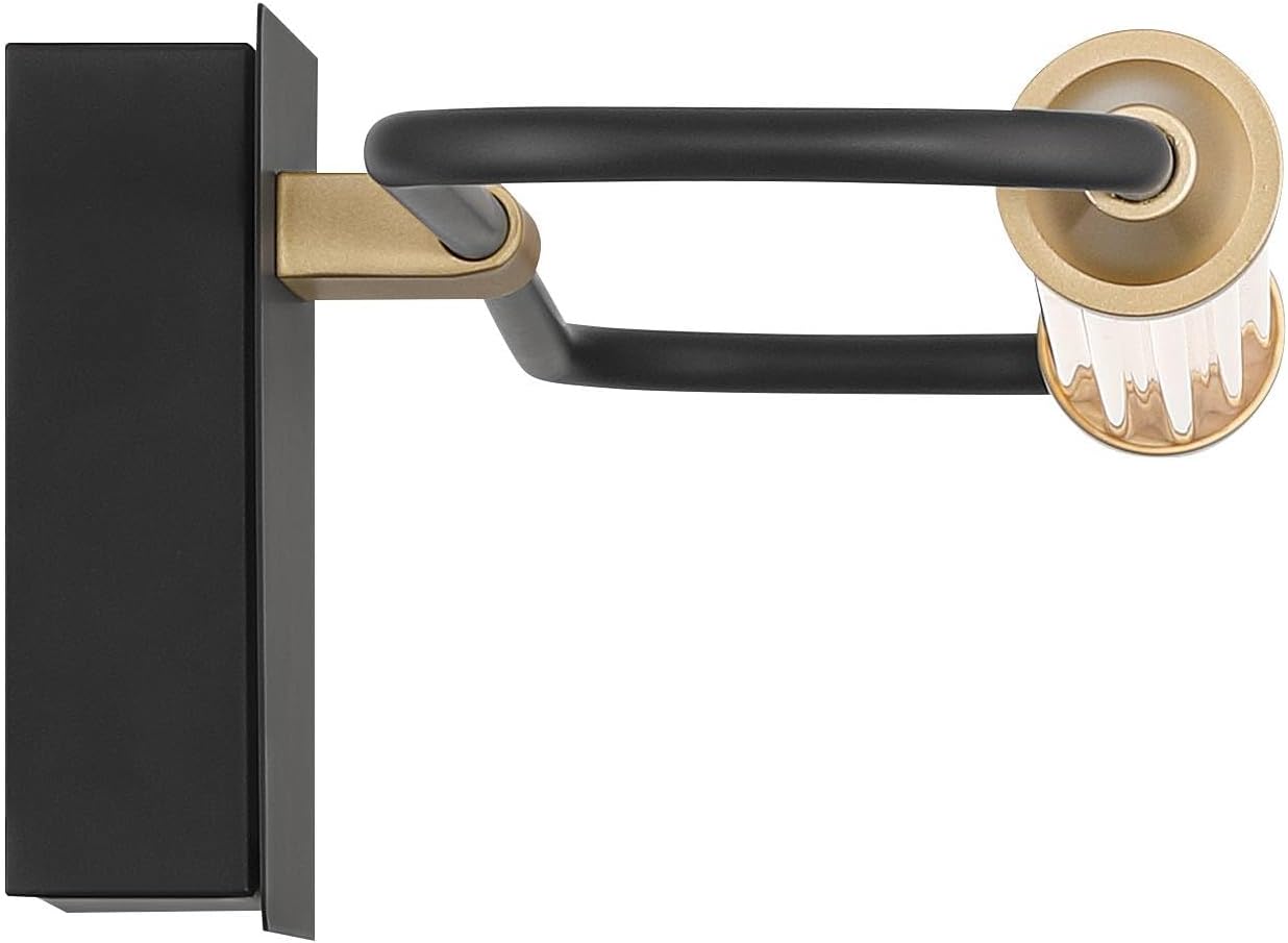 Possini Euro Design Nikola Modern Industrial Vintage Wall Light Bar Matte Black Hardwire 23 1/2" Fixture for Bedroom Bathroom Bedside Vanity House Living Room Home Mirror Hallway Dining Kitchen