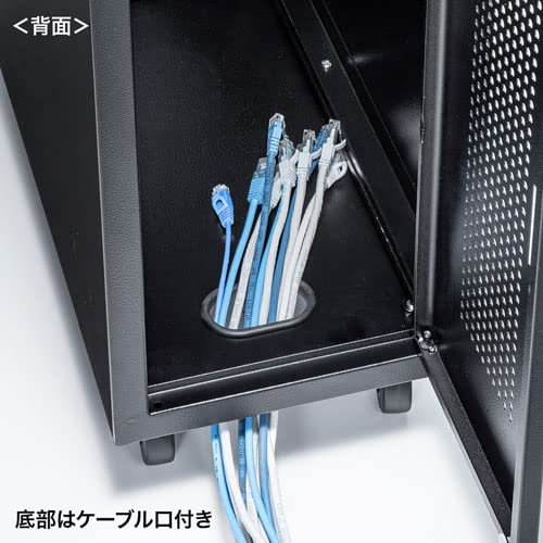 Amazon.co.jp: サンワサプライ キャスター付きハブボックス(2U