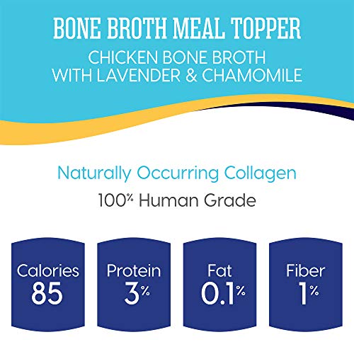 Image of Solid Gold Chicken Bone Broth for Dogs - Grain Free Dog Food Topper Rich in Collagen and Superfoods - Nutrient Dense Dog Gravy Topper for Dry Food - Promotes Gut Health and Hydration - Single