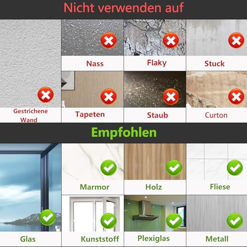 Latoxcaa Große Klebehaken Extra Stark zum Aufhängen Heavy-Duty 20KG(Max) 10 Stück, Klebehaken Transparent und Ablösbar, Wasserdicht und Rostfrei Haken Selbstklebend für Badezimmer 6