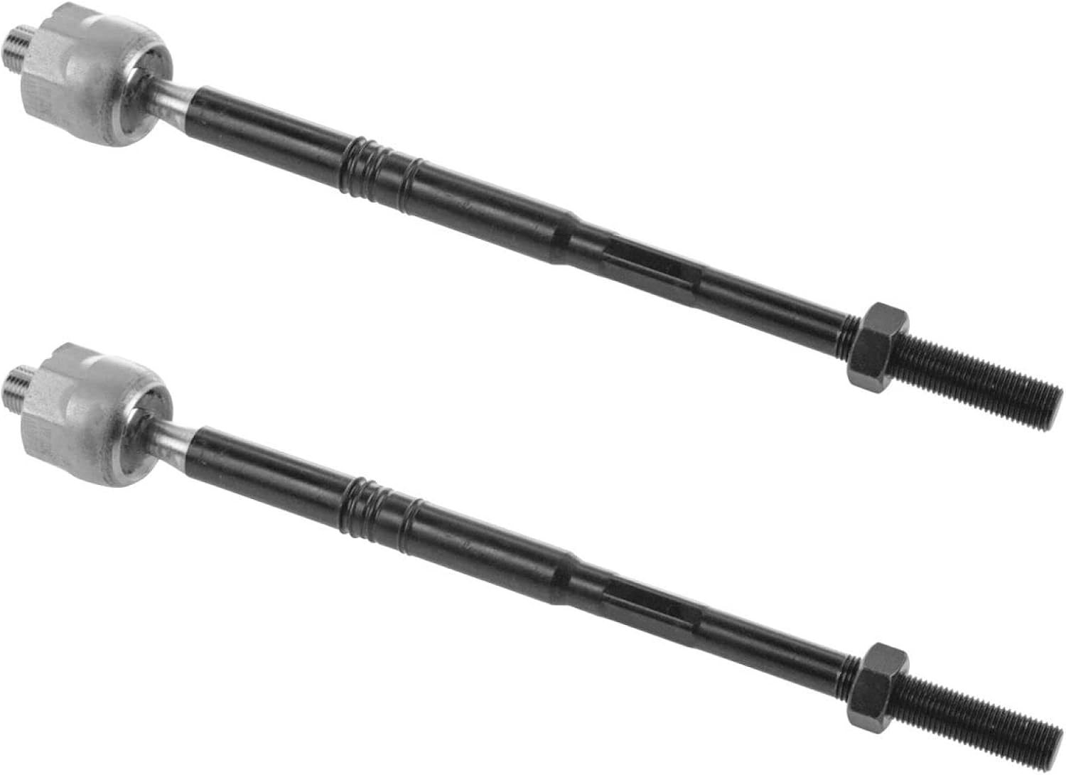 Inner and Outer Driver and Passenger Side Tie Rod Set 4 Piece Compatible with 2010-2017 Chevrolet Equinox L4 2.4L 2010-2017 GMC Terrain L4 2.4L