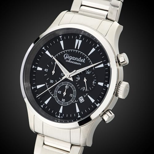 Montre Gigandet hommes analogique le cadeau idéal en acier inoxydable robuste