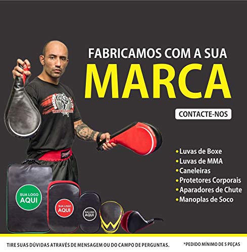 Caneleiras Kick Boxing Muay Thai com Peito de Pé Fixo - Profissional - Armour - Azul - Toriuk -