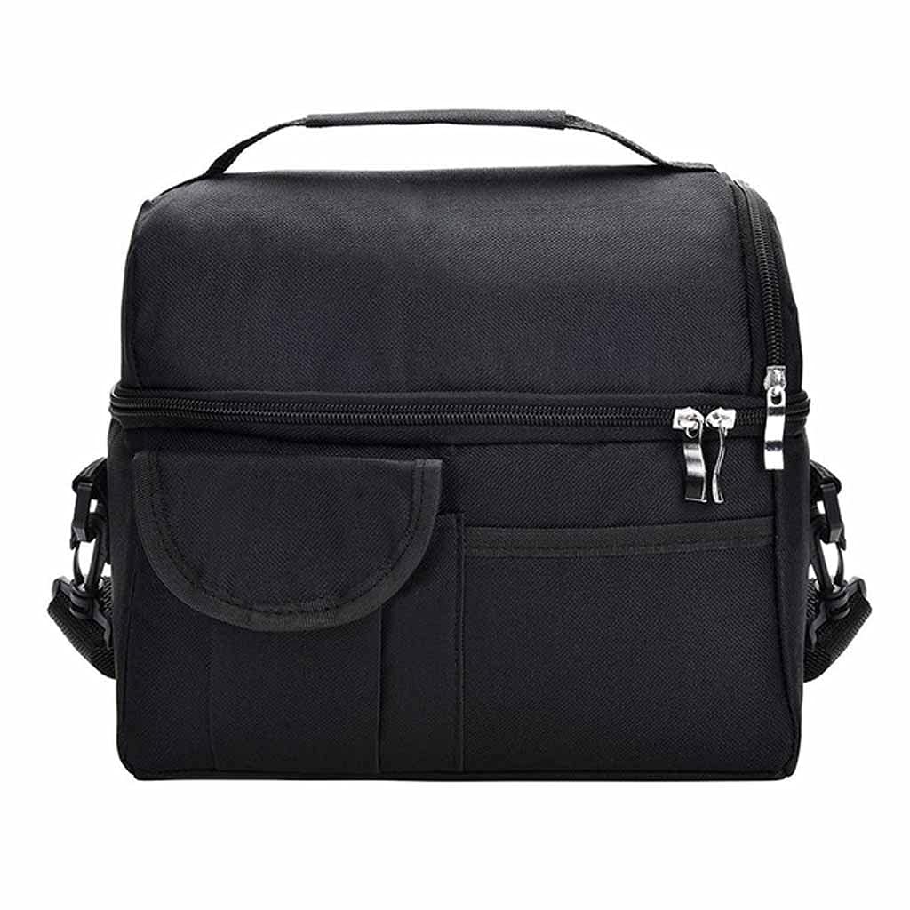 HMTE Lunchbox Lunch Bag Wiederverwendbare Isolierte Thermotasche Damen Herren Multifunktional 8L Kühler und Warmhalten Lunchbox Wasserdicht (Color : B) (B) (C)