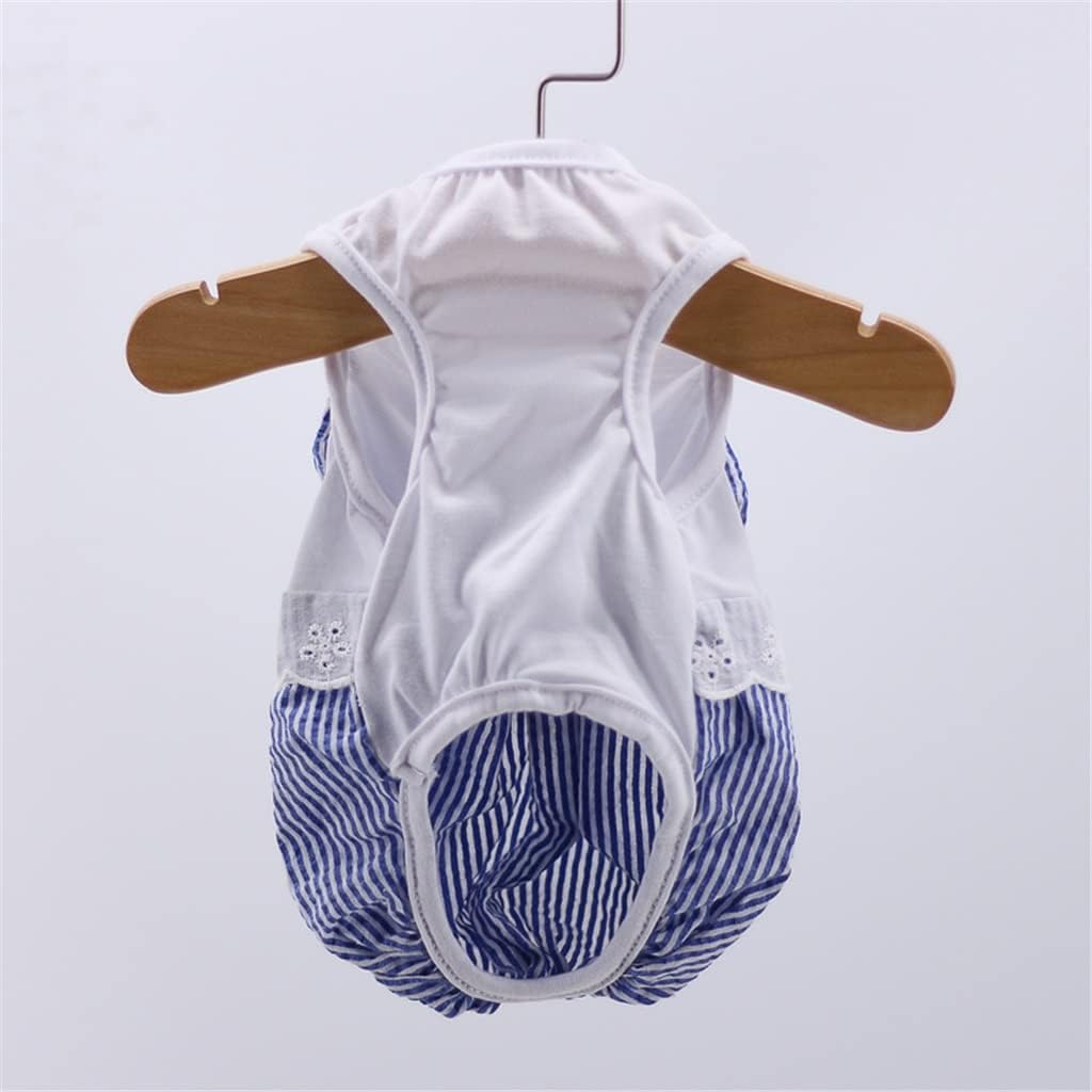 Pet Dog Clothes Summer Dog Dress Vest Skirt Yorkshire Poodle Bichon Frise Pomeranian Schnauzer Pet Costume Dog Clothing (A XL Tail)