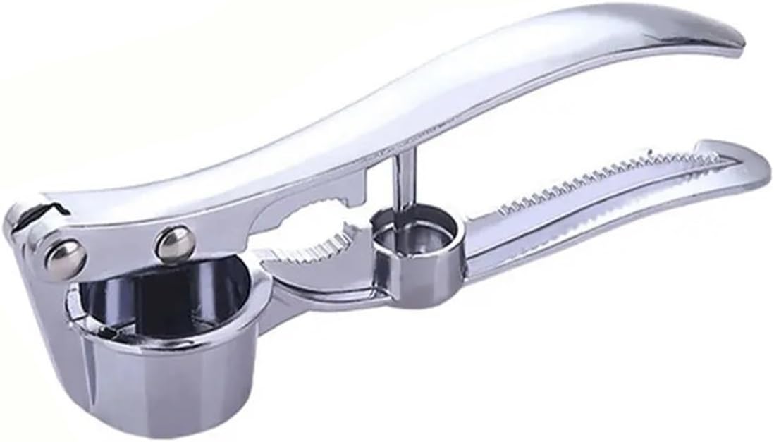 Kitchen Stainless Steel Garlic Smasher Squeezer Manual Press Grinding (N-1pcs)
