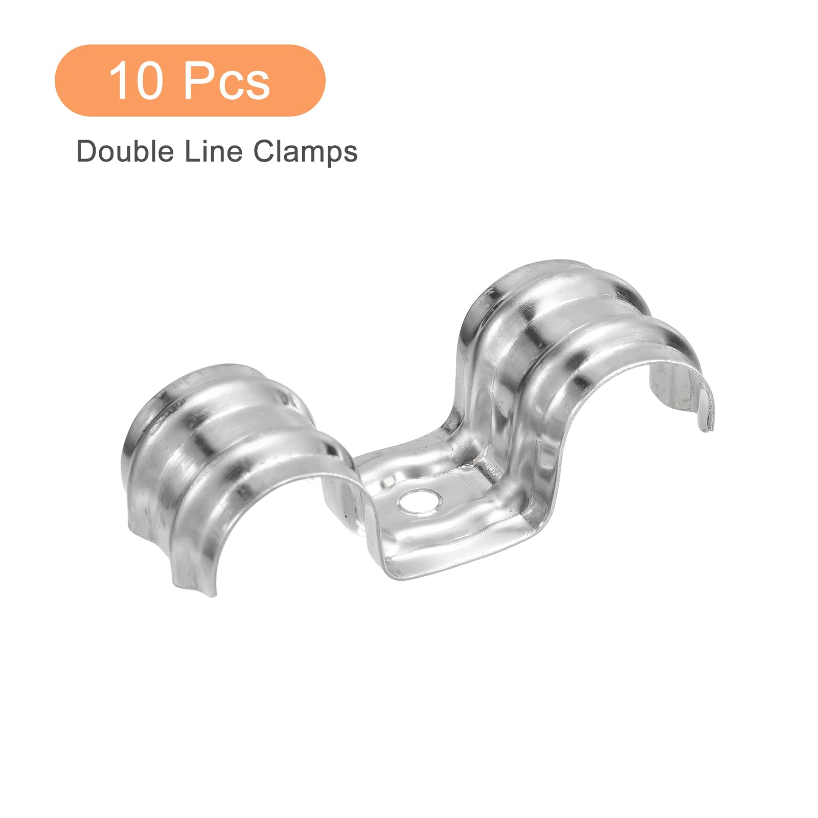 Pipe Strap Clamp Uxcell 304 Stainless Steel Rigid S - 25mm (1 Inch ...