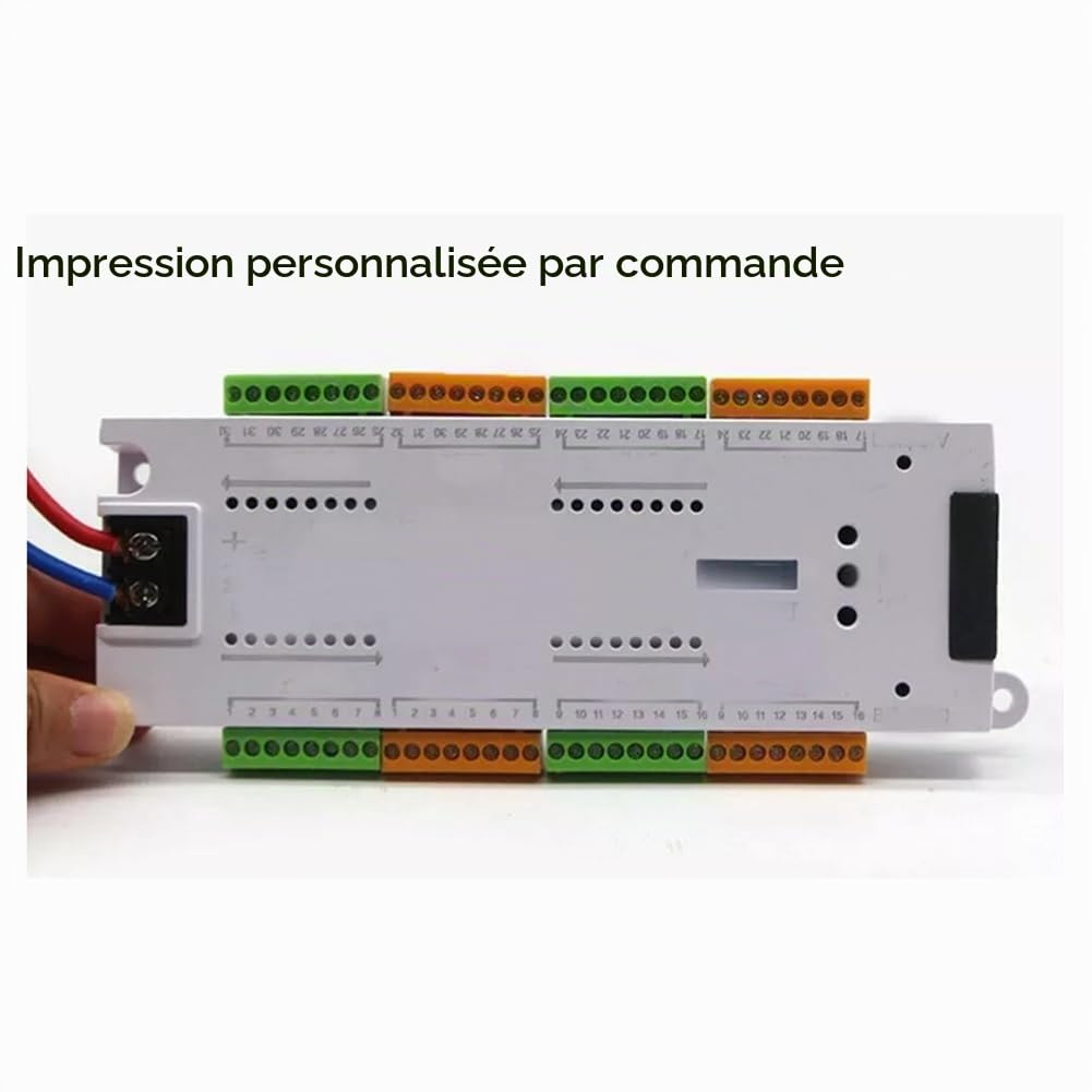 PRATYAHARA Kit de Contrôleur de Lumière D'Escalier à Capteur de Mouvement LED pour Éclairage D'Escalier Automatique à 32 Canaux pour Bande Flexible D'Escalier 12 V 24 V