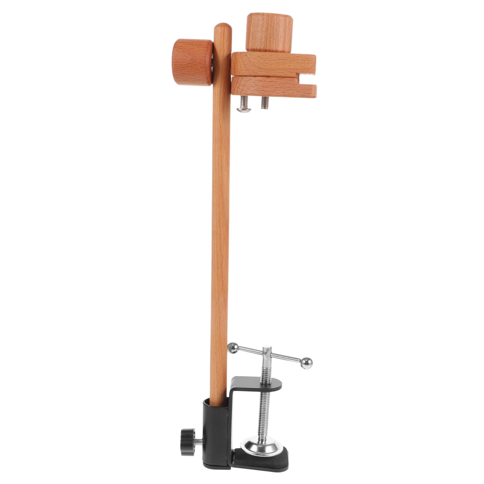 VILLCASE Hoop Stand for Embroidery Wood Material Lap Stand Space-efficient Embroidery Table