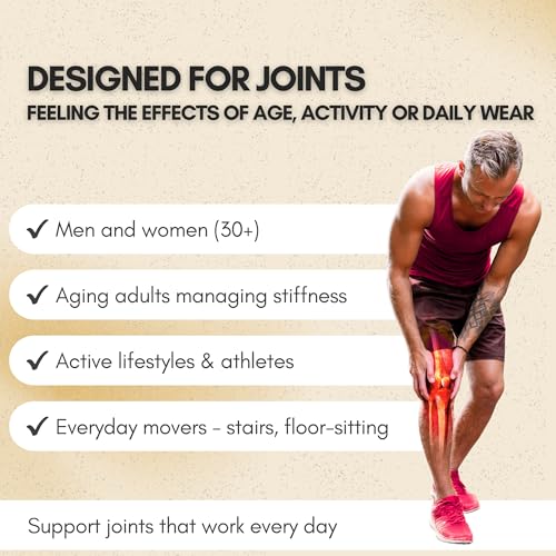 Image of Glucosamine Chondroitin MSM Tablets | 4500mg | 11 Actives Joint Support Supplement : Collagen Type II, Hyaluronic Acid & Boswellia | Knee Mobility, Cartilage & Joint Health | 270 Tablets (90 Days)