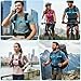 2 Pcs Backpack Chest Strap Add on, Heavy Duty Backpack Waist Straps, Outdoor Adjustable Chest Strap, Chest-Belt with Quick Release Buckle for Camping, Hiking, Commuting, Daily Outdoor Use (Pink, Blue)