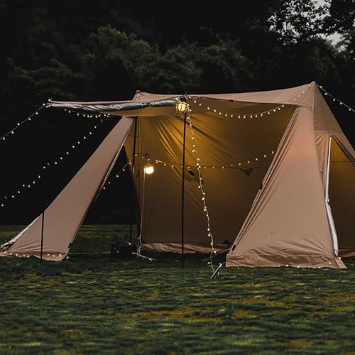 Carpa familiar ultraligera para camping, 4 estaciones, rápida miniatura 7