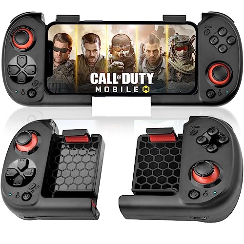 Modelli compatibili: controller di gioco mobile compatibile con iOS 13.4+/Android 6.0+. Per iPhone 14, 14 Plus, 14 Pro, 14 Pro Max, iPhone 13, 13 mini, 13 Pro, 13 Pro Max, 12, 12 mini, 12 Pro, 12 Pro Max. Per Samsung Galaxy S22, S22+, S22 Ultra, S21, S21+, S20, S20+, Motorola, OnePlus, OPPO, Realme e altri telefoni di spessore 7,35-12 mm.
