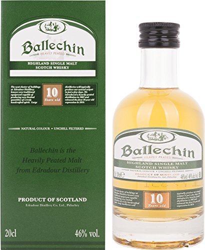 Edradour Ballechin 10 Years Old mit Geschenkverpackung Whisky (1 x 0.2 l)