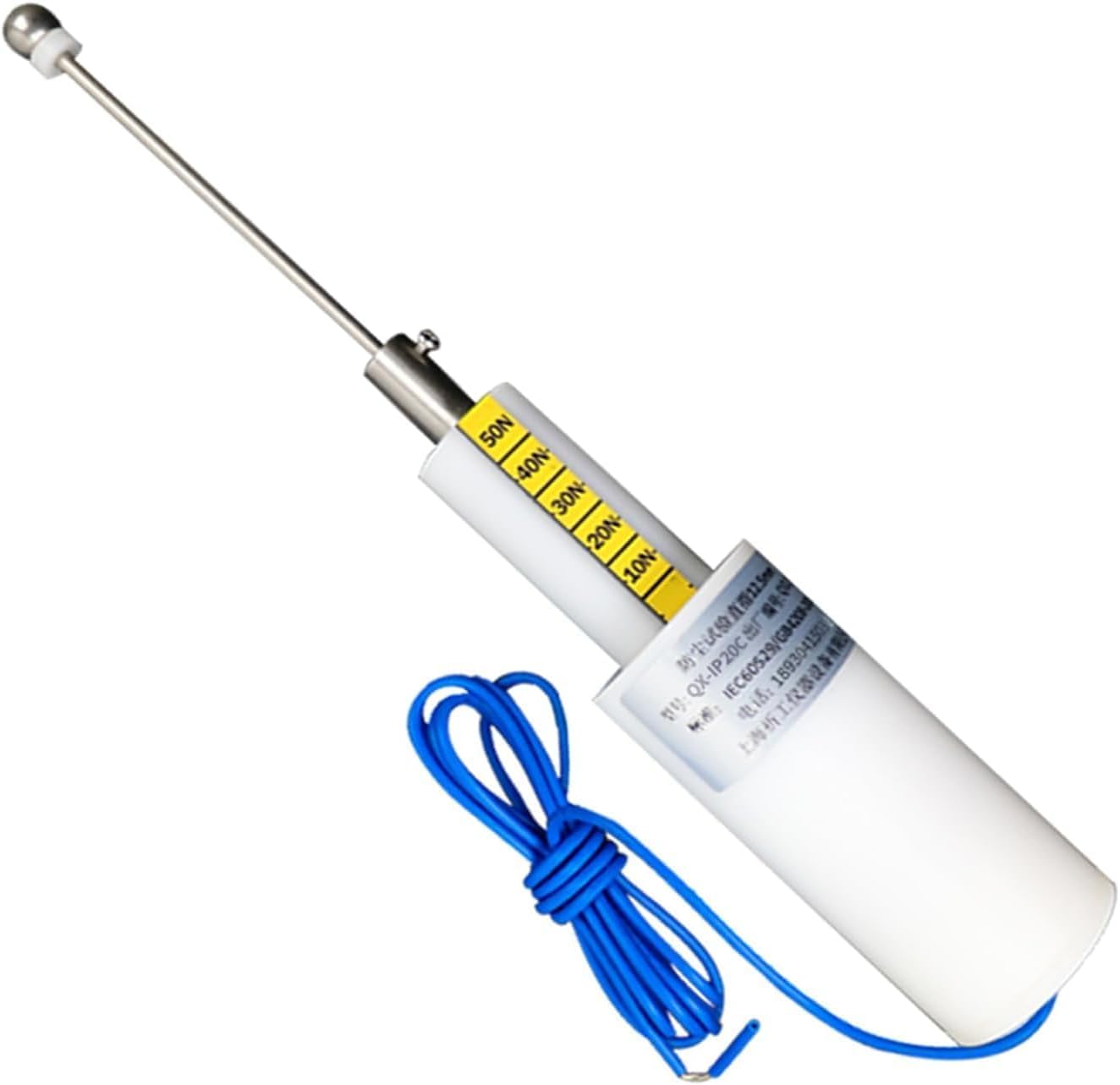 Electrical Safety Test Probe, IEC60529 IP20C Test Probe, with 12.5mm Stainless Steel Sphere with a 50N Force, for Industrial Scientific Testing