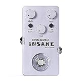 COOLMUSIC C-DI01 Insane Distortion Guitar Bass Distortion Pedal
