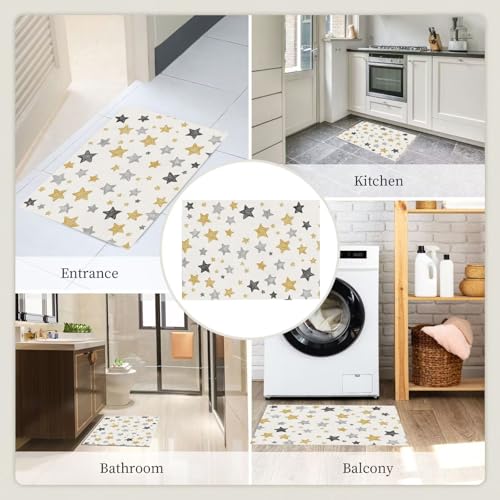 Tapis poils courts lavable en machine pour protéger le sol du salon sans risque de glissade