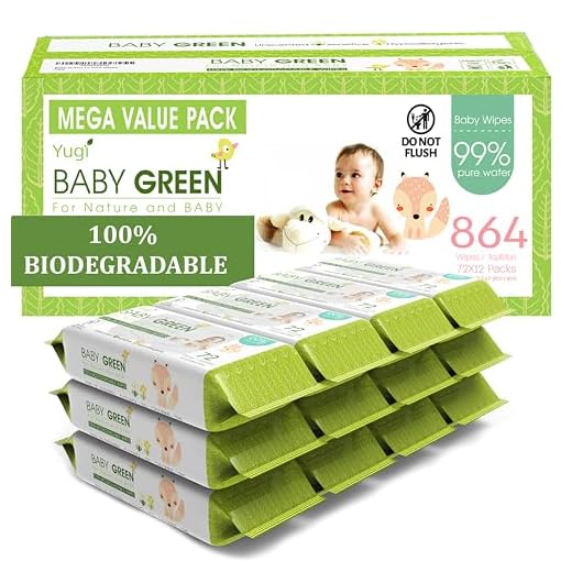 Yugi Green Compostable Baby Wipes