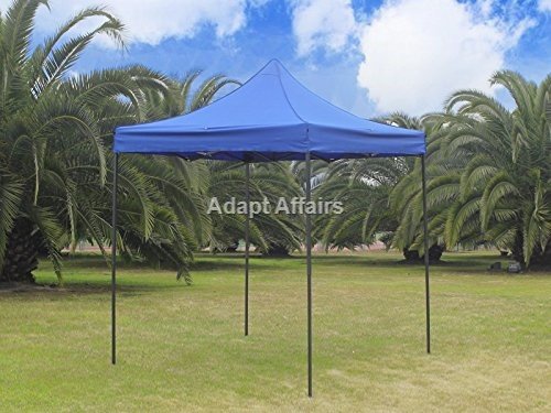 Invezo 6.5 x 6.5 ft / 2 x 2 mtr Gazebo Canopy Tent, Blue Color with Cover Bag – 2 mins Installation Water Proof Tent