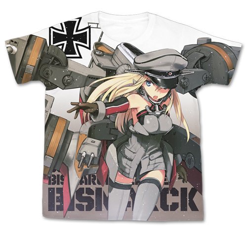 T-shirt Bismarck full graphic pour un style streetwear blanc XL