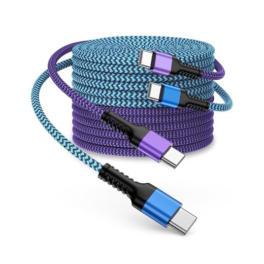 iPhone 15/16/17 Fast Charger Cable 10ft, Extra Long Braided Type C to C Power Cord Fast Charging for Apple iPhone 17/16 Pro Max/16e/15/15Pro Max/15Plus, iPad Pro Air Mini, Galaxy S25/S24, Pixel 10Pro