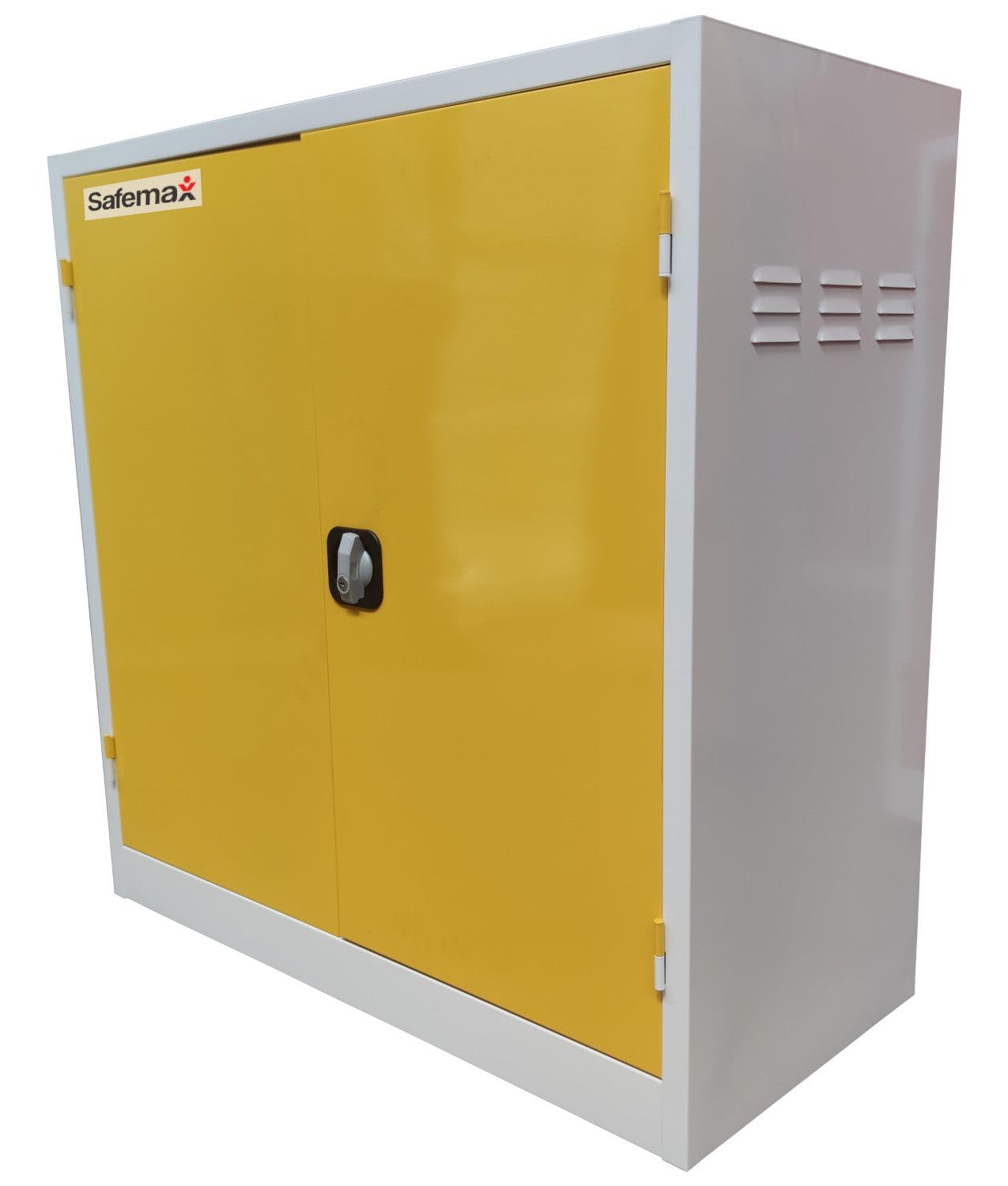 Armadio per liquidi infiammabili a due ante Safemax monoblocco con dimensioni 1000x460xh1000 mm