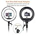 Kshioe 14'' Dimmable Led Ring Light, Continuous Lighting Kit Photography Photo Studio Light for Makeup, Camera Smartphone YouTube Video Shooting